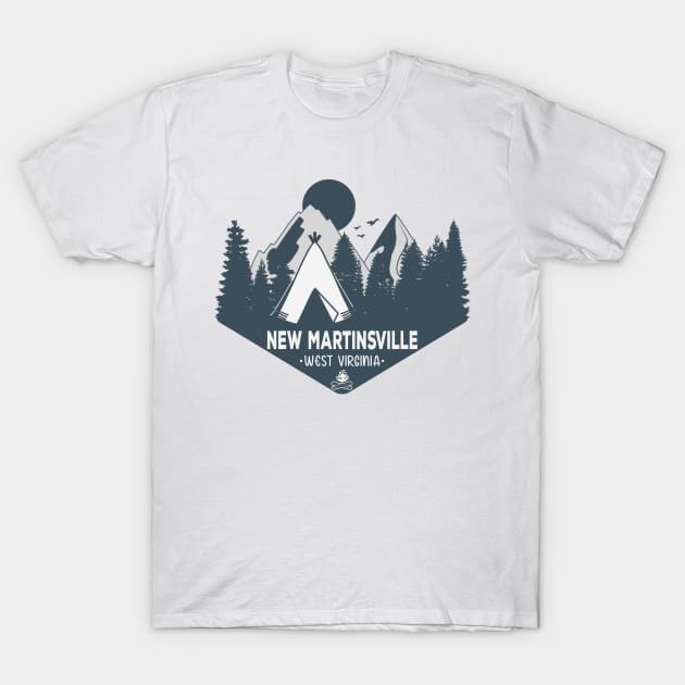 New Martinsville West Virginia Mountain Sight T-Shirt by HomeSpirit